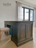Dębowe biurko BOSTON w stylu vintage